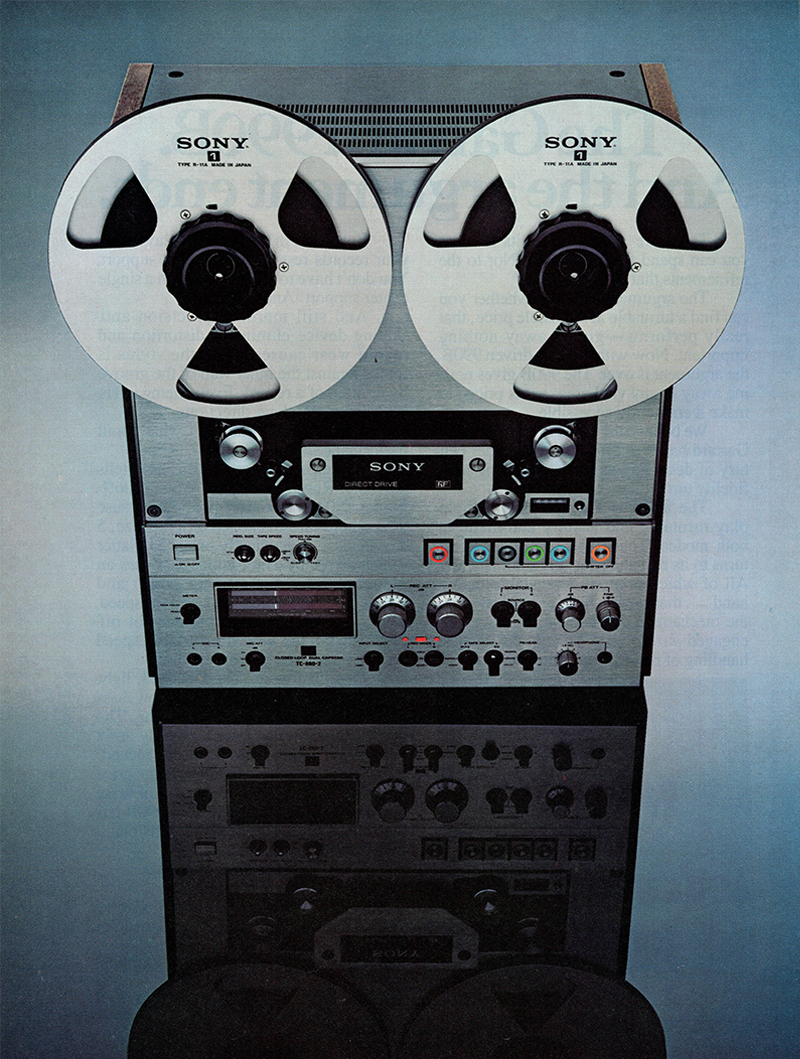 Sony advertisement in Audio, May 1976