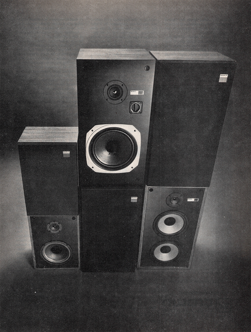 Sony advertisement in Audio, December 1976
