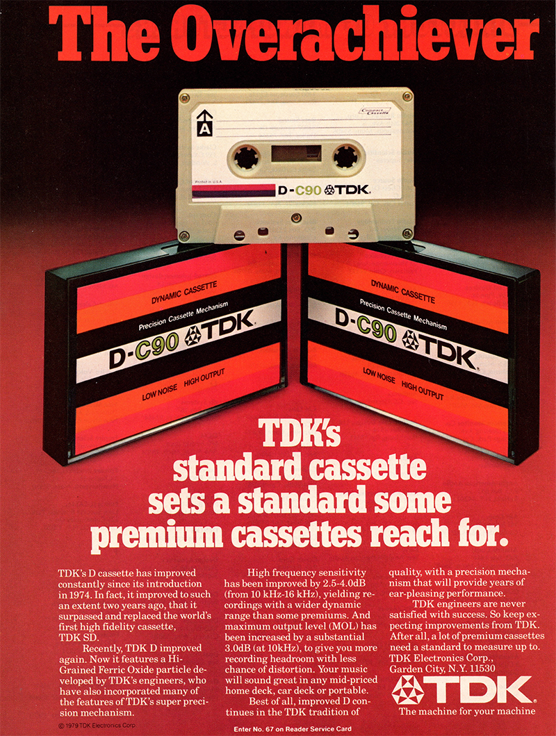 TDK advertisement in Audio, October 1979